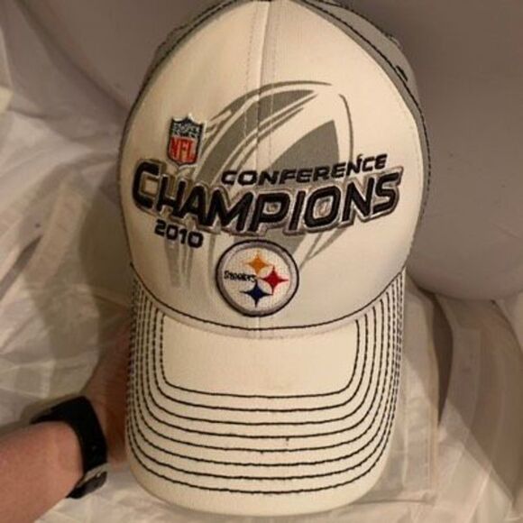 Pittsburgh Steelers 2010 Conference Champions Super Bowl XLV Reebok Cap - Picture 1 of 12